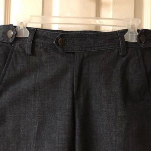 J Crew Juniors Dark Wash Denim Slacks S/29